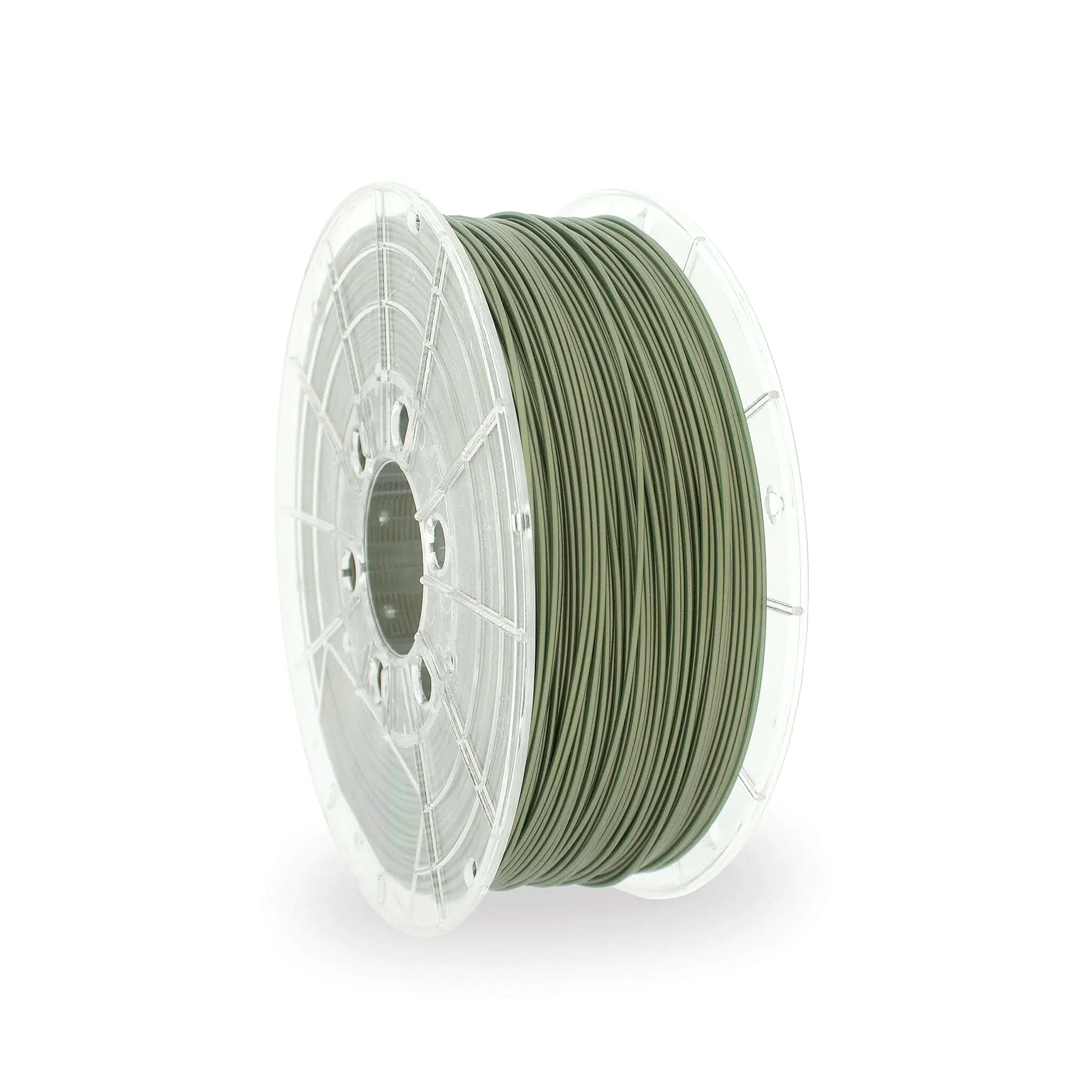 Brass PETG 3D Printer Filament with a diameter of 1.75mm on a 1KG Spool.
