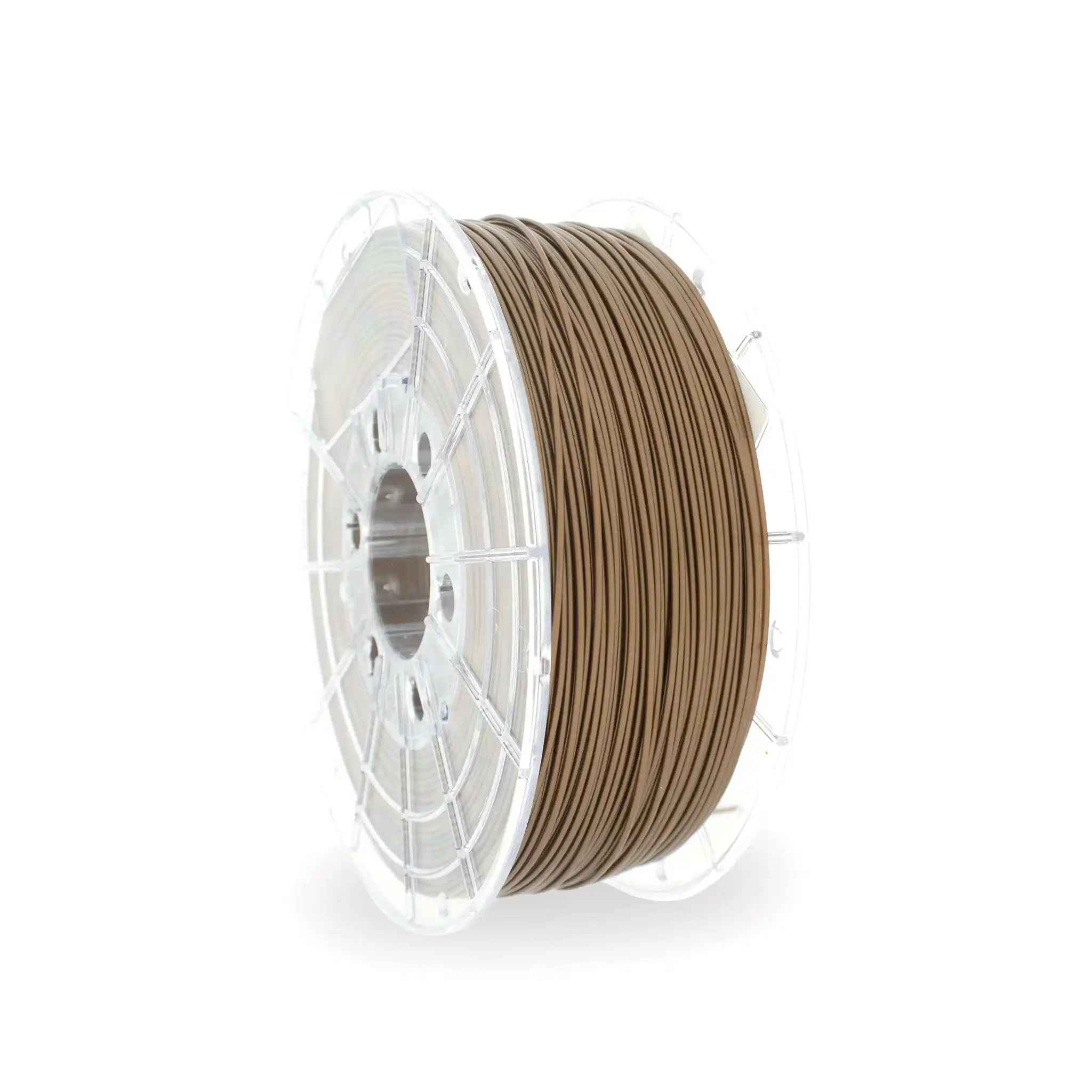 Bronze PETG 3D Printer Filament with a diameter of 1.75mm on a 1KG Spool.