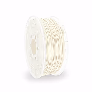 Cream PETG 3D Printer Filament with a diameter of 1.75mm on a 1KG Spool.