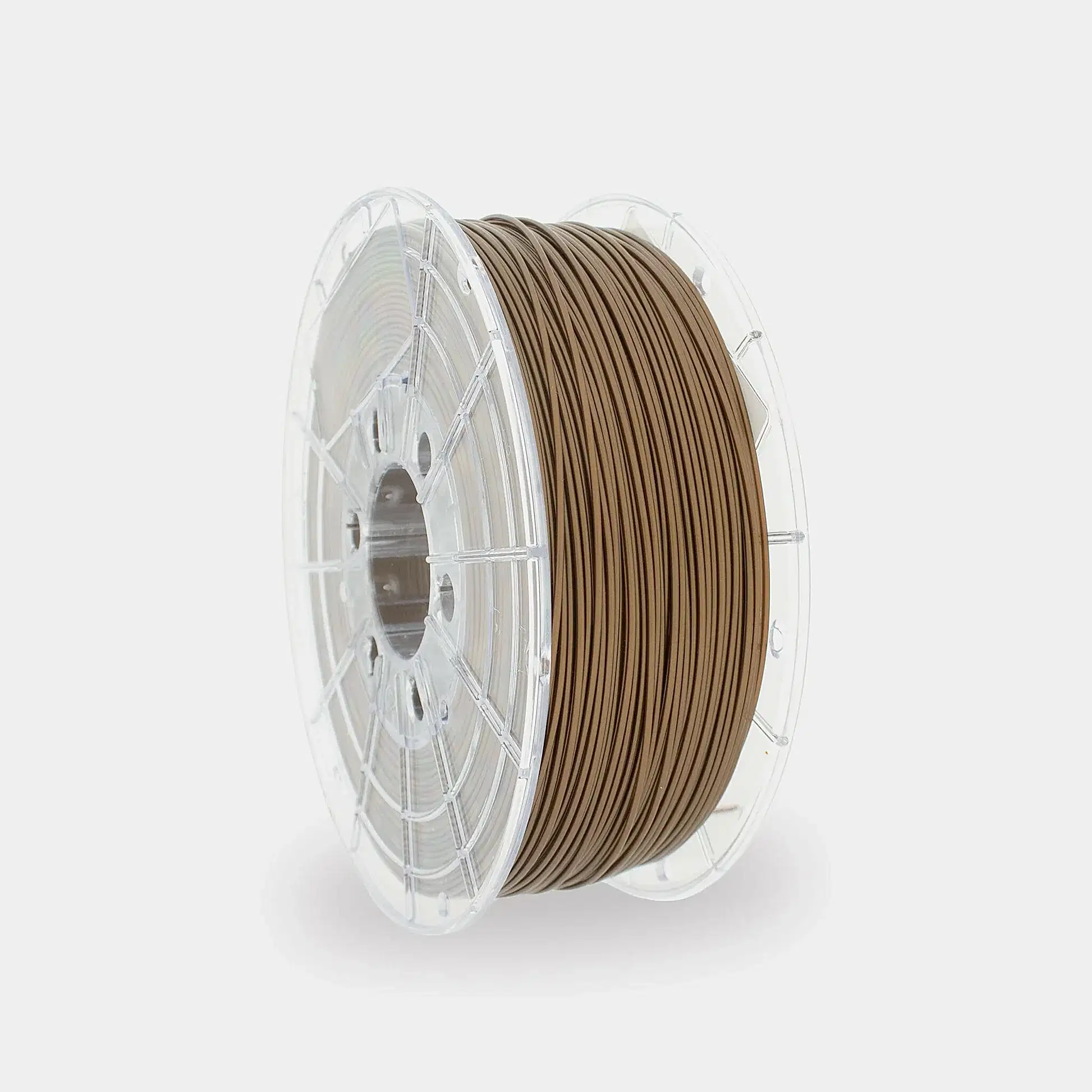 Bronze PLA 3D Printer Filament with a diameter of 1.75mm on a 1KG Spool.