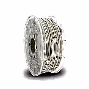 Cream PLA 3D Printer Filament with a diameter of 1.75mm on a 1KG Spool.