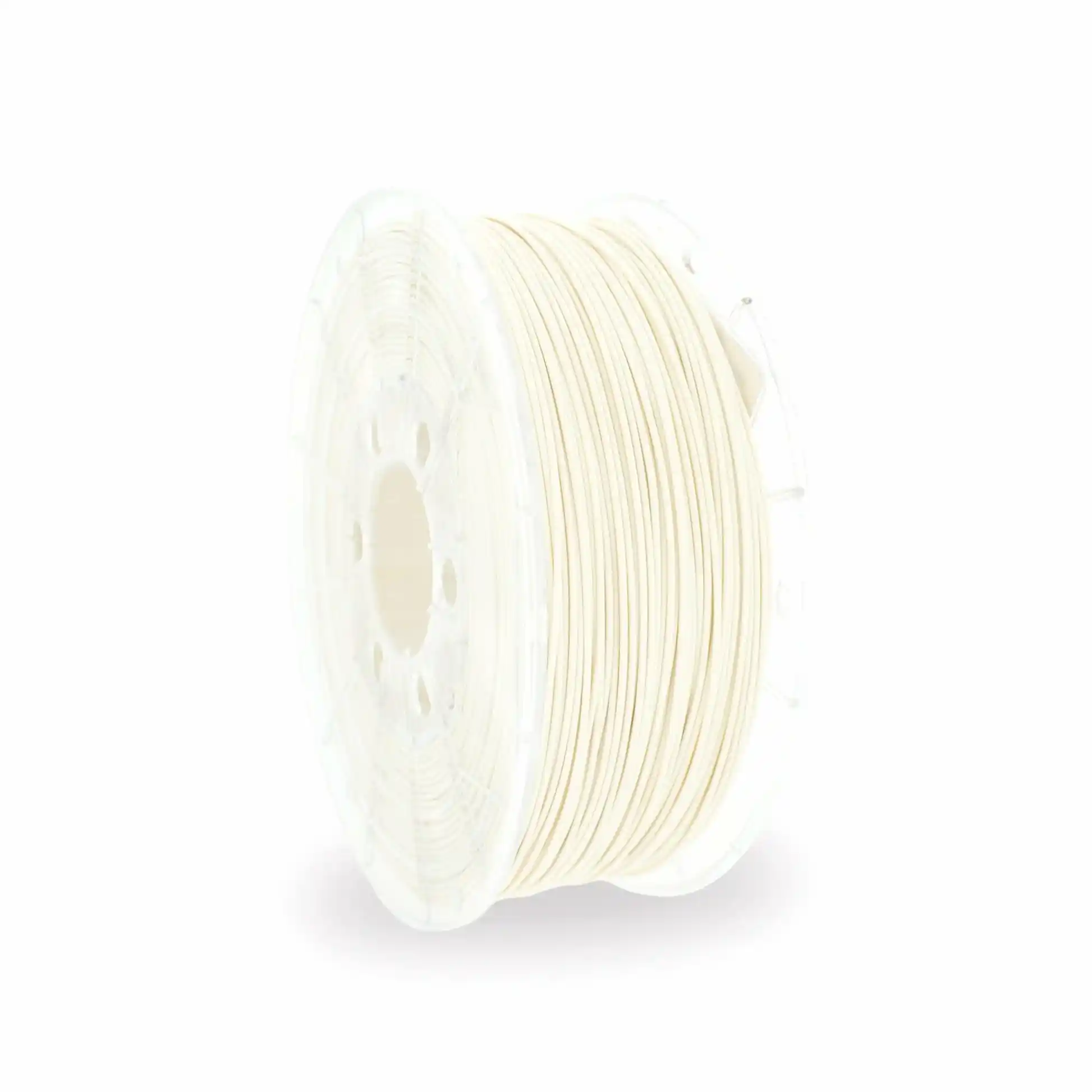 Cream PLA 3D Printer Filament with a diameter of 1.75mm on a 1KG Spool.