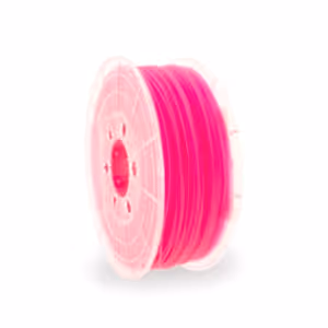 Fluor Pink PLA 3D Printer Filament with a diameter of 1.75mm on a 1KG Spool.