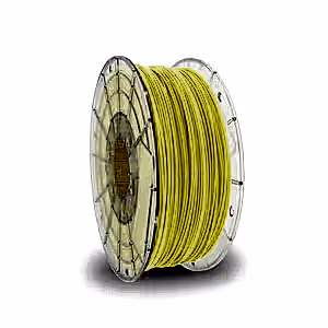 Fluor Yellow PLA 3D Printer Filament with a diameter of 1.75mm on a 1KG Spool.