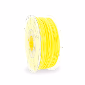 Fluor Yellow PLA 3D Printer Filament with a diameter of 1.75mm on a 1KG Spool.