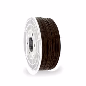 Mahogany Brown PLA 3D Printer Filament with a diameter of 1.75mm on a 1KG Spool.