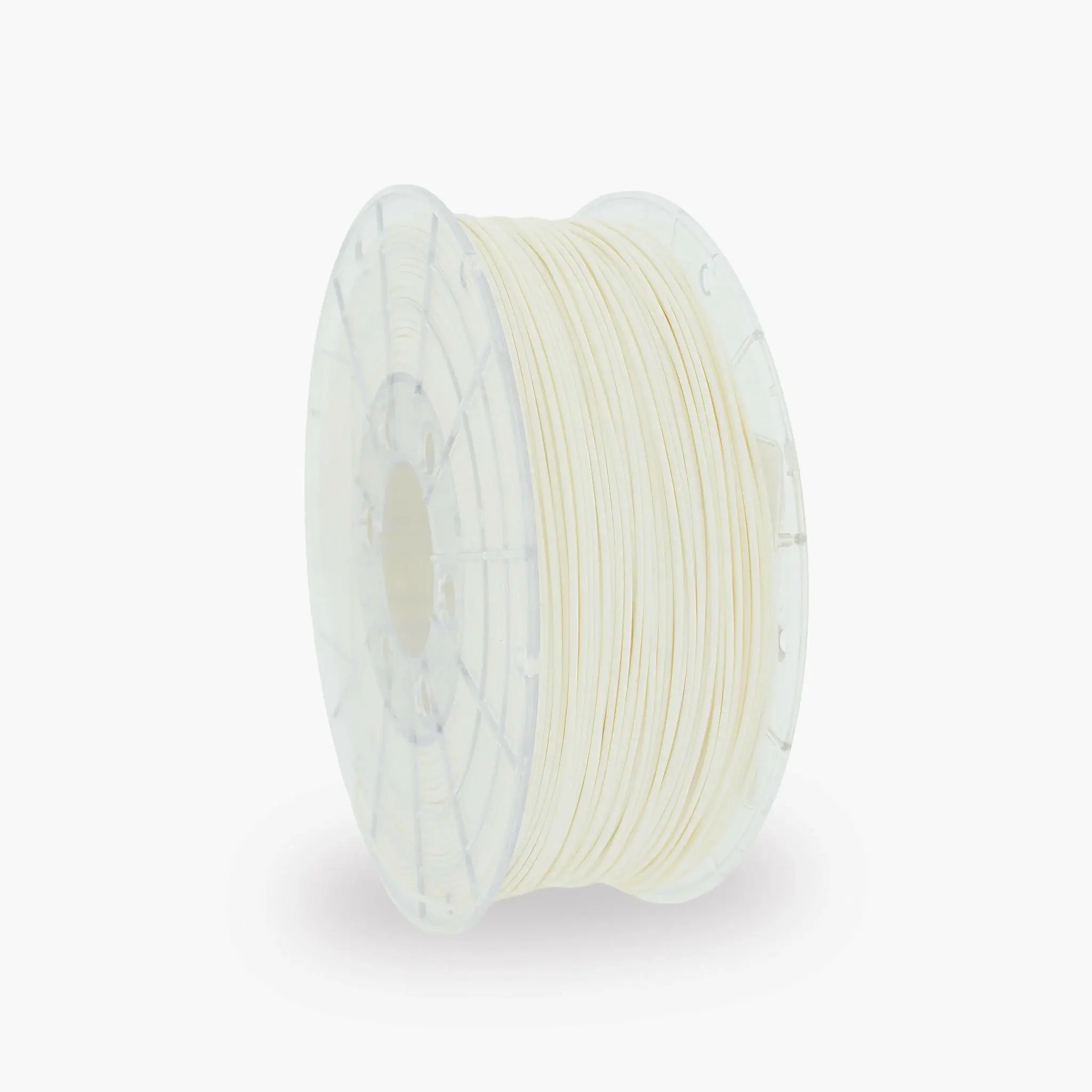 Pure White PLA 3D Printer Filament with a diameter of 1.75mm on a 1KG Spool.