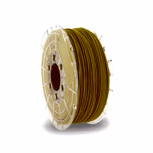Traffic Yellow PLA 3D Printer Filament with a diameter of 1.75mm on a 1KG Spool.