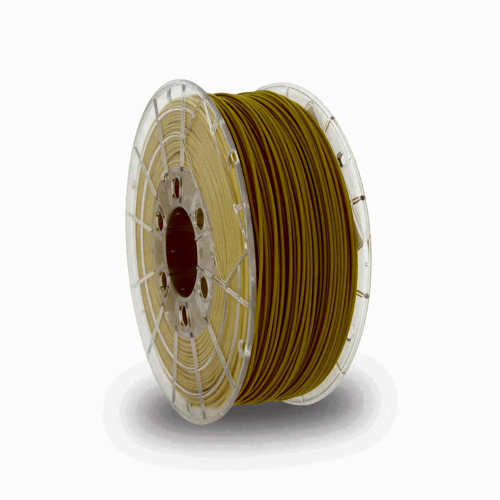 Traffic Yellow PLA 3D Printer Filament with a diameter of 1.75mm on a 1KG Spool.