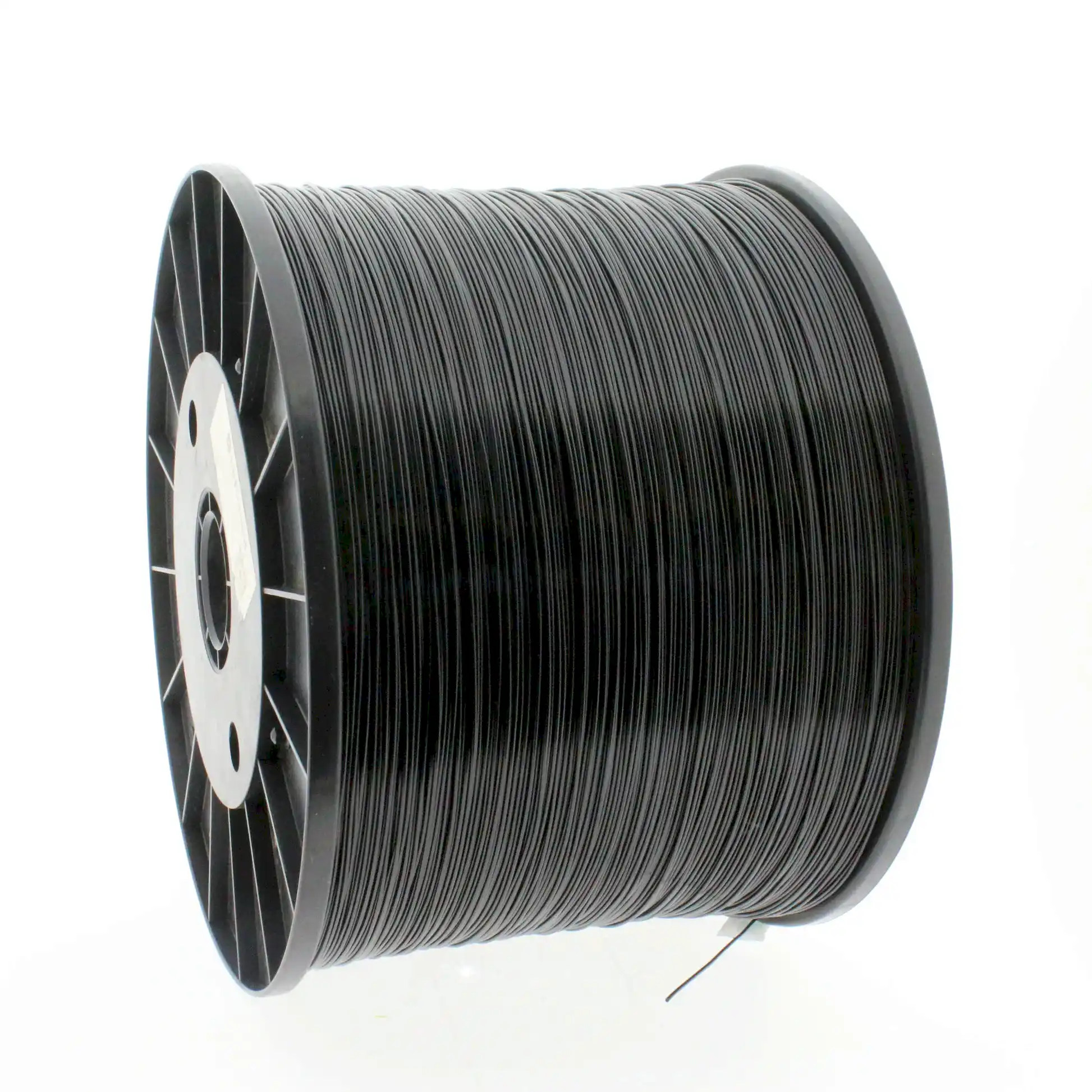 Traffic Black PLA 3D Printer Filament with a diameter of 1.75mm on a 10KG Spool.
