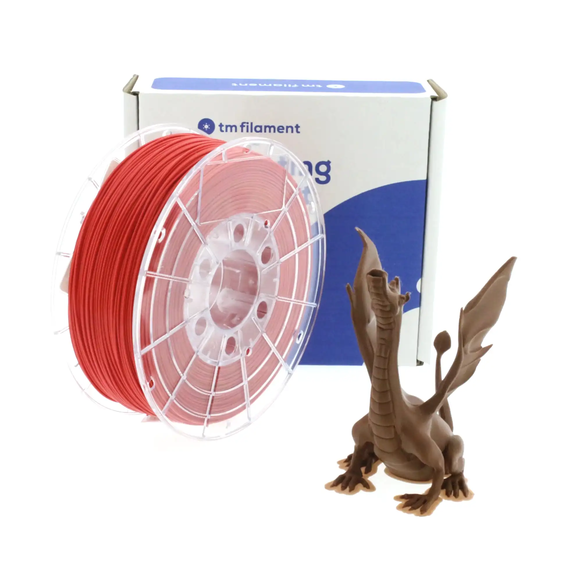 TMPremium-PLA TOUGH SIGNAL RED 1,75mm 1KG - Tm3dFilament
