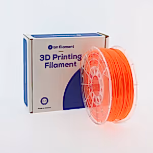 TMPremium-PETG FLUORISEREND ORANJE 1.75mm/2.85mm 1KG - Tm3dFilament