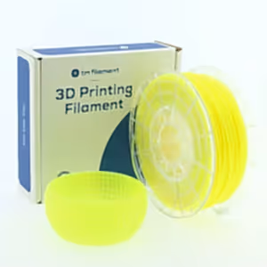 TMPremium-PLA TRANSPARENT YELLOW (geel) 1.75mm 1KG - Tm3dFilament