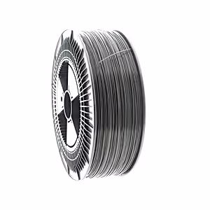 Traffic Black PLA 3D Printer Filament with a diameter of 1.75mm on a 5KG Spool.