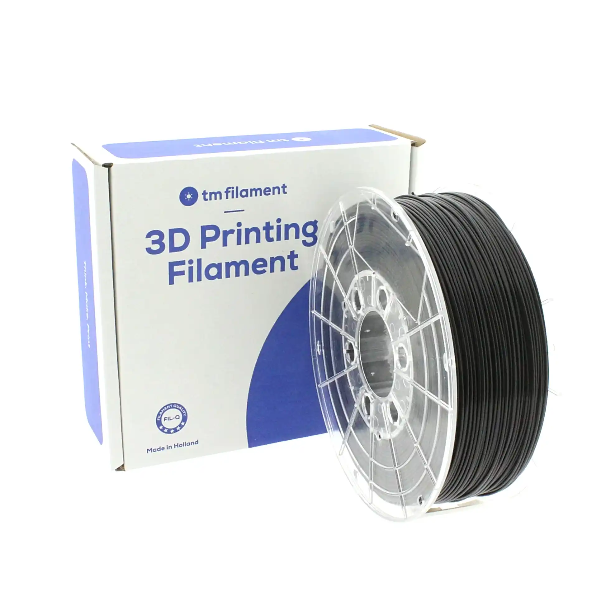 TMPremium-PETG TRAFFIC BLACK 1.75mm/2.85mm 1KG - Tm3dFilament