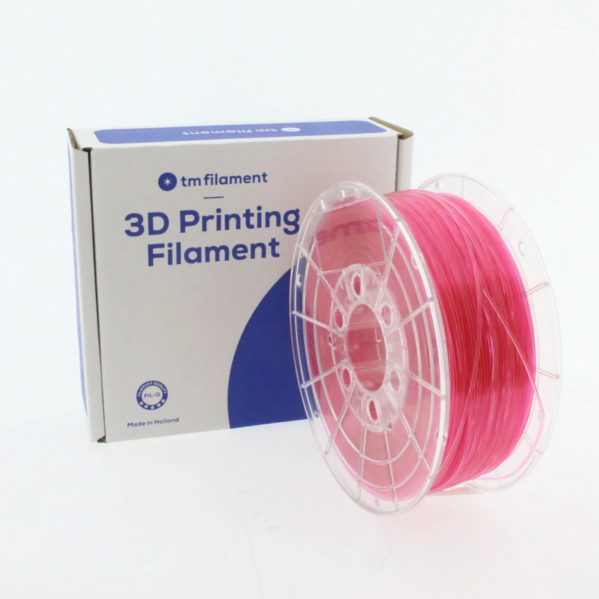 TMPremium-PETG TRANSPARANT MAGENTA 1.75mm/2.85mm 1KG - Tm3dFilament