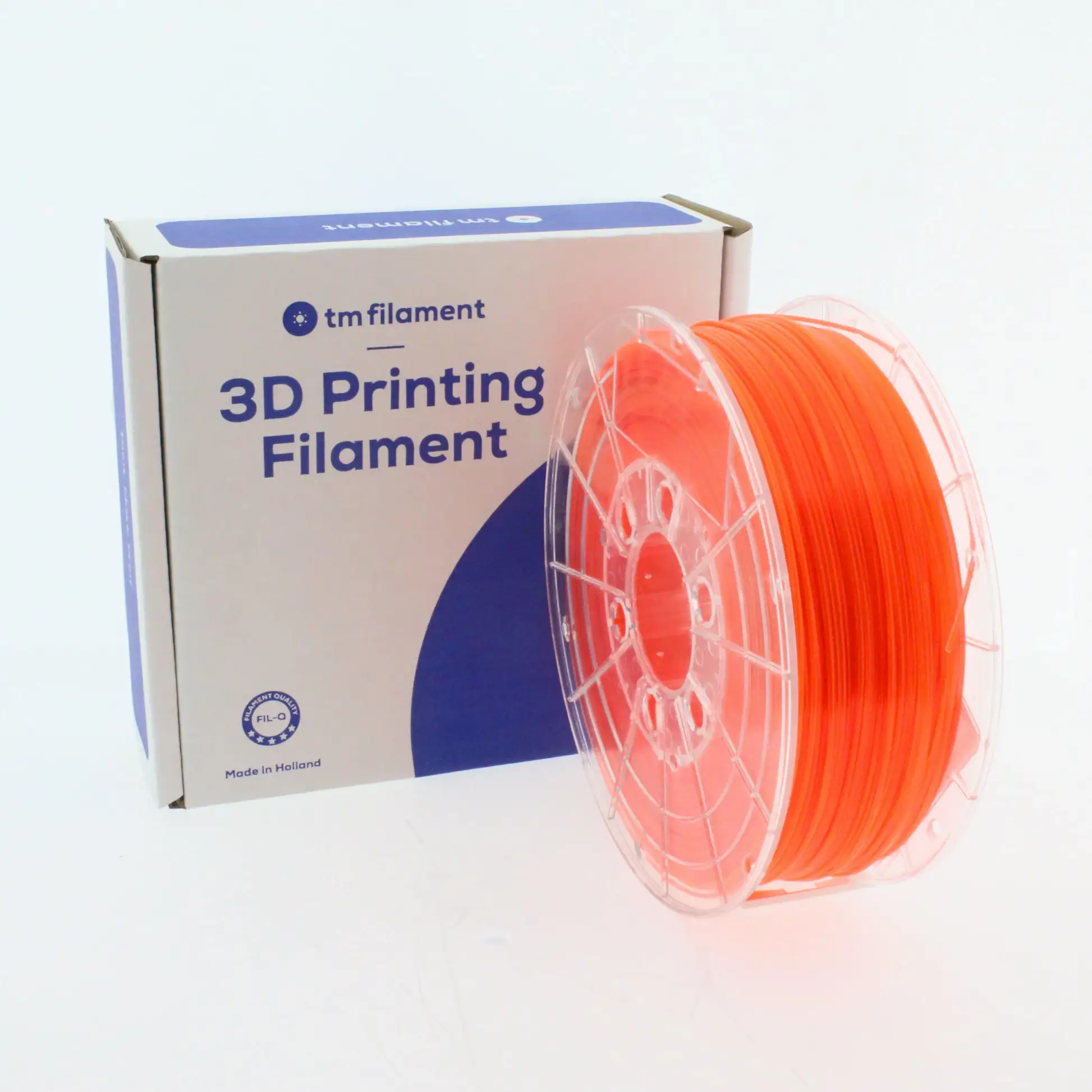 TMPremium-PETG TRANSPARENT ORANGE 1.75mm/2.85mm 1KG - Tm3dFilament
