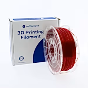TMPremium-PETG TRANSPARENT RED 1.75mm/2.85mm 1KG - Tm3dFilament
