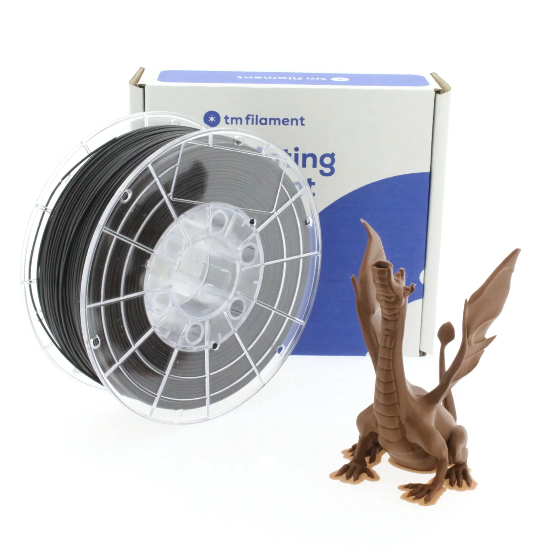 TMPremium-PLA TOUGH TRAFFIC BLACK 1,75mm 1KG - Tm3dFilament
