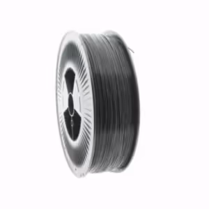 Traffic Black PLA 3D Printer Filament with a diameter of 1.75mm on a 3KG Spool.
